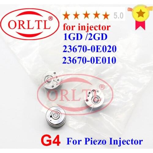 ORLTL G4 Piezo Nozzle Valve For 1GD 2GD 23670-0E020 23670-0E010 DENSO Piezo Injector Diesel Injector Control Orifice Valve Plate