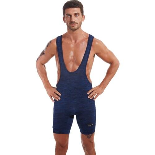 Sexy Men Undershirts Leotard Seamless Sports Fitness Bodysuits Shorts Pajamas Slip Homme Underwear Singlet Jumpsuits