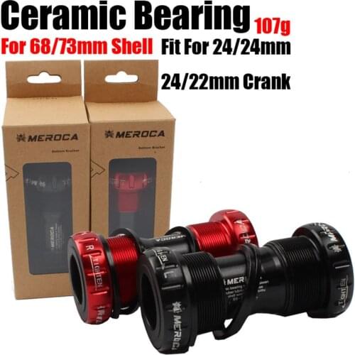 Bicycle Ceramic Bearing BSA 68/73mm Support BOTTOM BRACKETS Mountain bike MTB Road Bike Crankset Part For Shimano Crankset