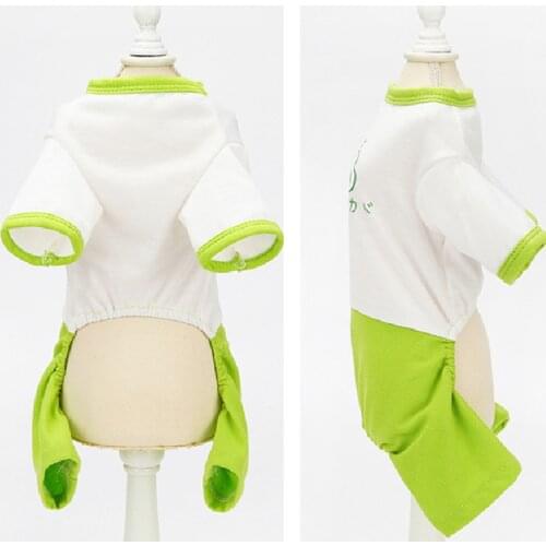 Spring Dog Clothes Overalls Puppy Small Dog Clothing Jumpsuit Pajamas Pants 2021 New Pet Products Yorkshire Pomeranian Costumes