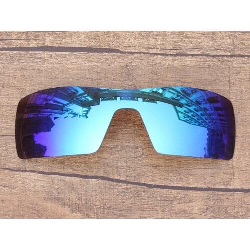 Vonxyz Ice Mirror Polycarbonate Replacement Lenses for-Oakley Oil Rig Frame