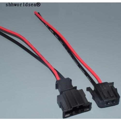 Worldgolden 2pin 3.5mm 2 hole electric auto plug Sensor Wire Harness connectors for vw 191 972 702 191972702