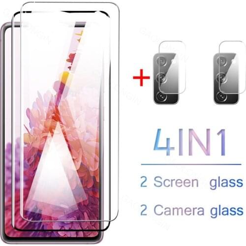 Protective Glass For Samsung S20 FE Glass Camera Protector On For Samsung Galaxy S20FE Safety Front Screen Tempered Film S 20 FE