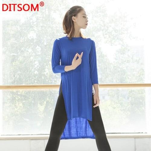 Girls Ladies Gym Yoga Clothes Loose Fit Dance Costume Rhythmic Leotard Balllet Jazz Latin Dance Dress Shape-up Exercise Clothes