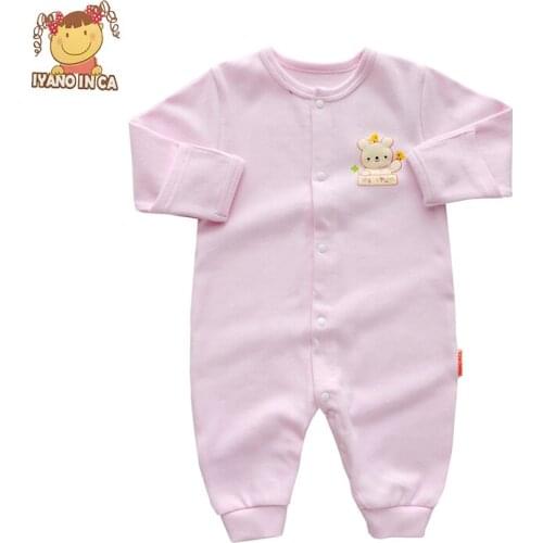 1pcs 2021 NEW Cotton Jumpsuit Long Sleeve Baby Clothing Newborn for Girls Boys Thicken Jumpsuit Baby Fart Clothes