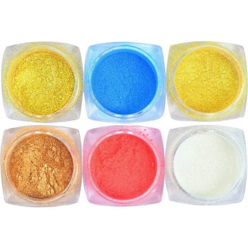 1pc Nail Glitter Powder Dust Super-fine Colorful Shimmer Flake Set Dipping Nail Art Pigment Decoration Manicure
