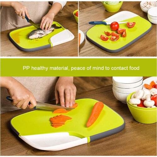 1PCS Double-Sided Multi-purpose Cutting Board cut separately Chopping Blocks Tool for vegetables Fruit & Meat Cutting Tools