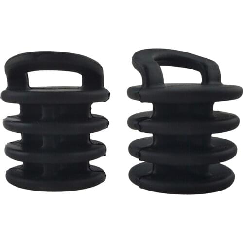 10x Plastic Canoe Boat Marine Kayak Scupper Stoppers Plugs 30mm Dia. Black Kit