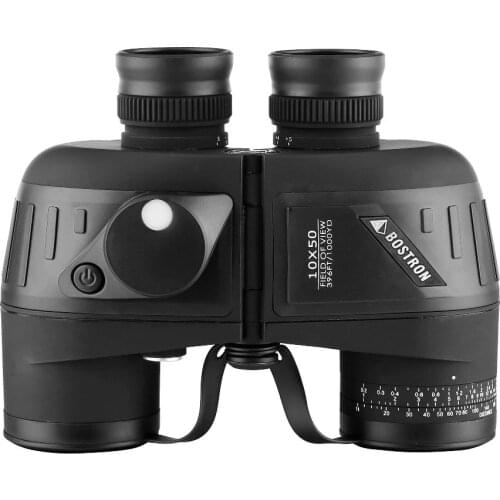10x50 LLL Night Vision Stabilized Rangefinder Telescopes Compass Military Binoculars