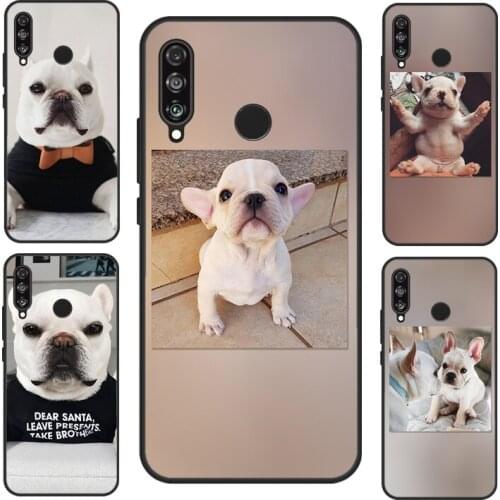 French Bulldog Dog For Huawei P40 Lite P20 P30 Pro Mate 20 Lite Nova 5T P Smart 2019 Case For Honor 8X 9X 10i