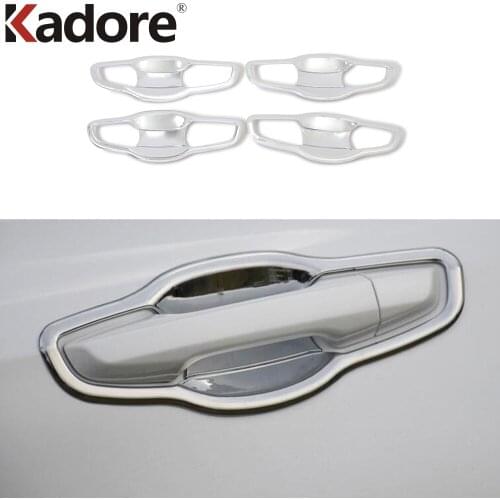 For Honda CRV CR-V 2017 2018 ABS Chrome Side Door Handle Bowl Covers Exterior Handles Cup Trims Ganish Car Accessories
