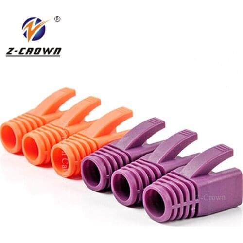Cat7 RJ45 Boot cap Patch Cable networking boot cover cap rubber boot colorful