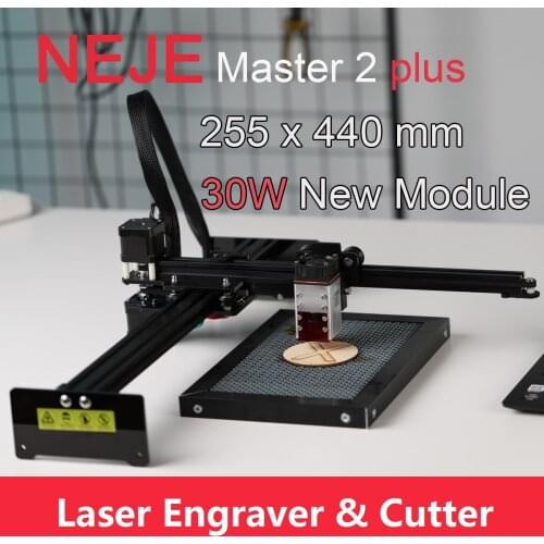NEJE Master 2 Plus Laser Engraver Machine Laser Cutter CNC Router with 30W Focusable Laser Head App Control for Wood Leather