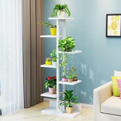 Multi-layer interior decoration floor space fleshy flower pot rack flower shelf living room green bar balcony plant pot
