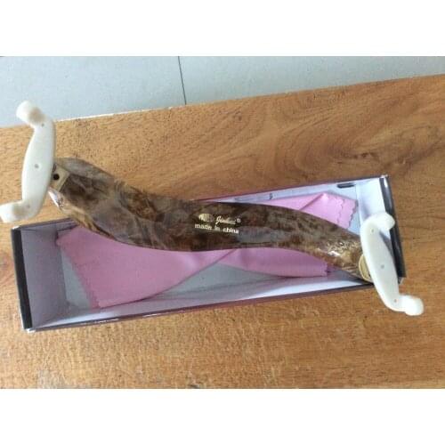 NEW 2PCS violin shoulder rest for 4/4 3/4 solid bird eye maple wood made