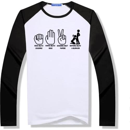 Offensive Funny T Shirt Gag Gifts Sex College Humor Joke Rude Mens TShirt Long Sleeve Tees XS-5XL