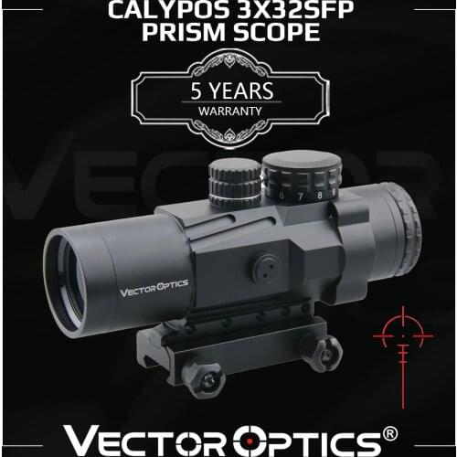 Vector Optics Calypos 3x32 Prismatic Rifle Scope IPX6 Water Proof BDC Reticle CQB Riflescope AR15 M4 Close Middle Range Shooting