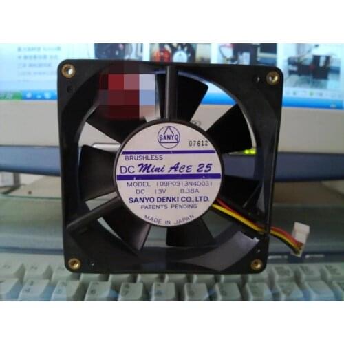 Original 9025 9cm server fan 13V 0.38a 109p0913n4d031