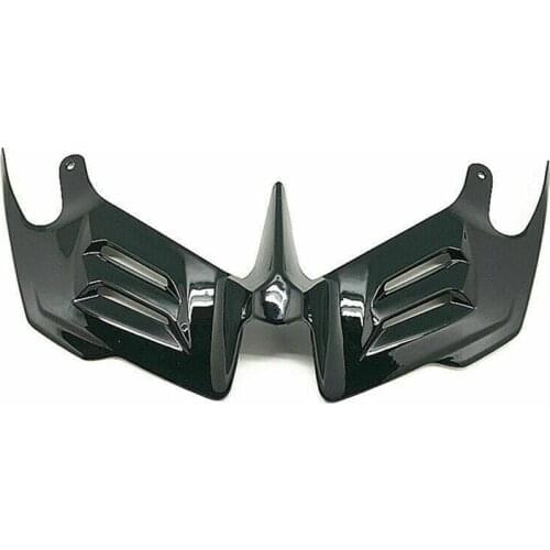 Fit For Yamaha YZF-R25 R3 2015-2018 Front Winglet Fairing Aerodynamic Spoiler Fin bright black