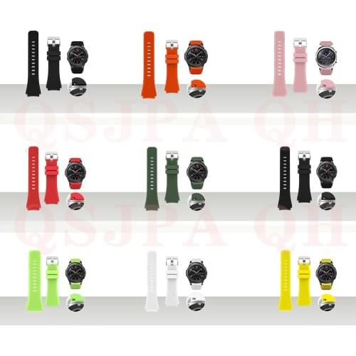 22mm Silicone Band for Galaxy Watch 46mm High Quality Sports Strap for Samsung Gear S3 Frontier Classic Huawei Watch Gt
