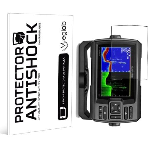 Screen protector Anti-Shock Anti-scratch Anti-Shatter compatible with Garmin Fishfinder Striker Plus 5cv