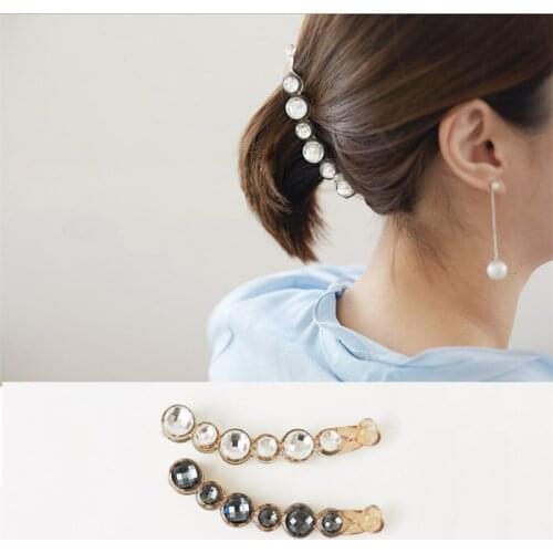 1PCS Fashion Long Hair Accessories Artificial Shell Hair Barrettes Elegant Banana Clips Ponytail Hairpins Hair Clip Clamp