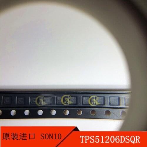 10PCS TPS51206DSQR patch SON10 printing 1206 terminal voltage stabilizer original products