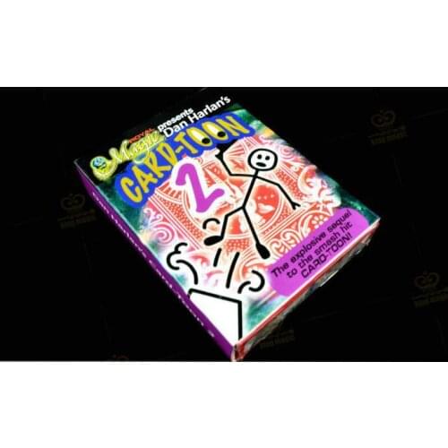 Card-Toon 2 Deck ,Card Magic Tricks,Illusions,Stage Magic,Close Up,Mentalism,Street Magic,Comedy,Magic Toys,As Seen On Tv