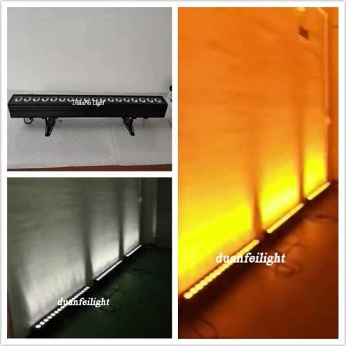 4pieces 18*15w led bar rgbwa dmx led strip bar ip20 indoor stage wash wall bar led