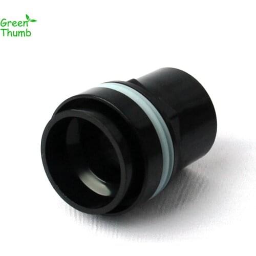 5pcs 50 mm White Black Blue Pipe Fittings Straight PVC Joints Fish Tank Aquarium Water Supply Male Thread Connectors
