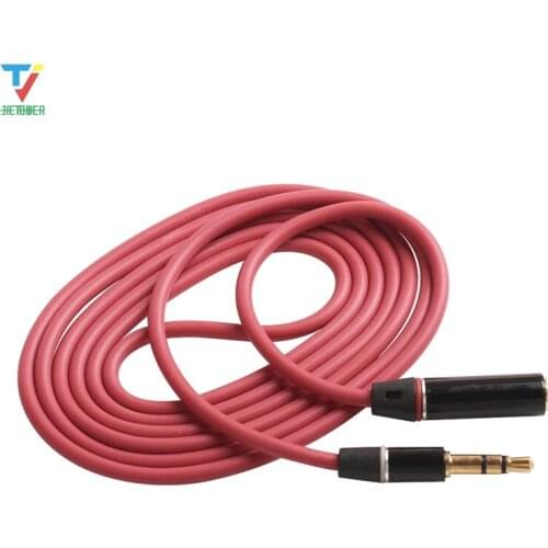 500pcs/lot 3.5mm Male to Female Stereo Audio Headphone Aux Extension Cord Cable 1.2m wholesale cheap
