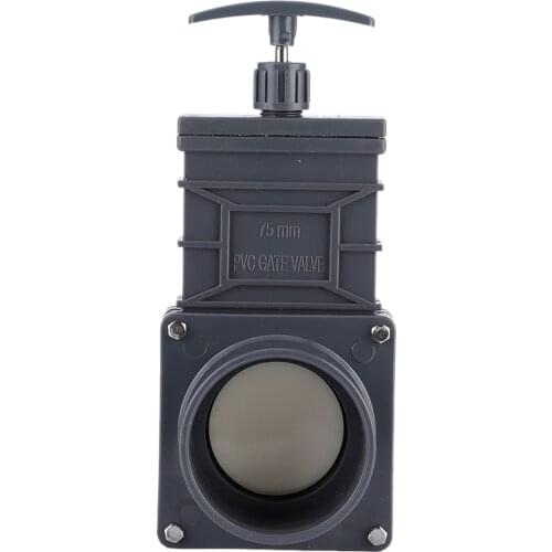 75mm RV Dump Valve Manual Drain Sewer Waste Valve Outdoor Home Accessories for Van Caravan