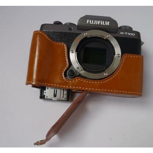 XT100 Digital Camera Video Bag Case for Fujifilm Fuji X-T100 Camera PU Grip