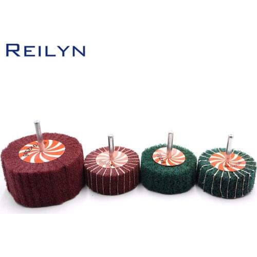 Scouring sponge polishing bit scouring cloth rust moving surface clearing bit 25mm 50mm 80mm for rotary tool