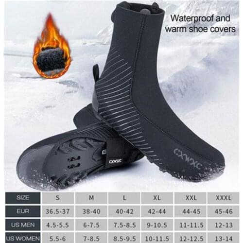 Cycling Boots Shoe Cover MTB Waterproof Warm Shoe Protector Windproof Outdoor Riding Thick Overshoes Boot Covers Rainproof