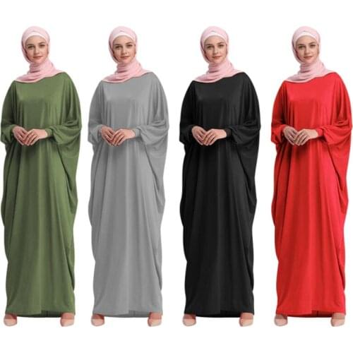 Eid Muslim Prayer Garment Hijab Dress Women Islamic Clothing Burka Namaz Long Thobe Khimar Jurken Hijab Abaya Ramadan Niqab
