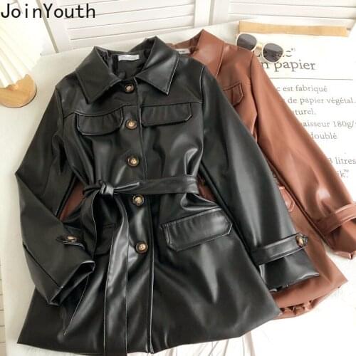 JoinYouth Women's Leather Jackets