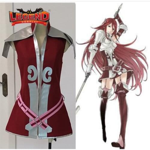 Cosplay legend Game Fire Emblem Awakening Tiamo Cordelia Cosplay Costume Custom Made H001