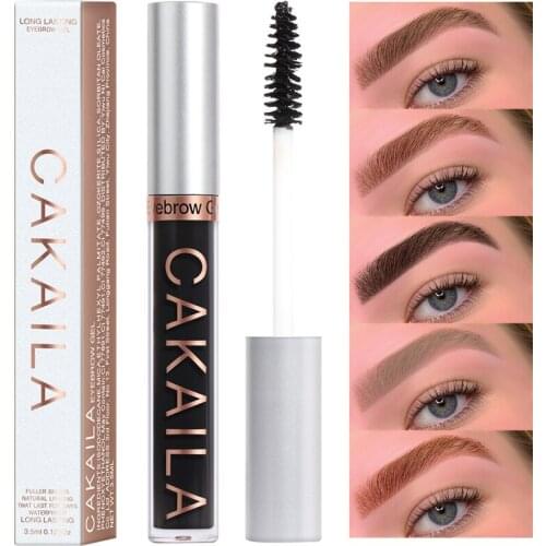 New 5 Color Eyebrow Cream Gel Super Waterproof Eyebrow Professional Long Lasting No Fading Eyebrow Gel Makeup Brow BrushTools