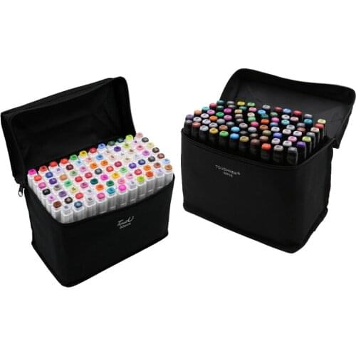 Dual Tip Brush Marker Pens, 80 Colors Brush And Fine Tip Art Marker Pens for