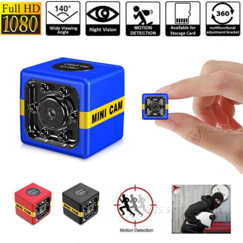 New 1080P HD Mini Camera Auto IR Night Vision Motion Detection Micro Cam DVR Video Recorder Camara Espia Support Hidden TF Card