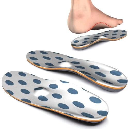 Blue EVA-High Arch Support Best Orthotic Insoles For Plantar Fasciitis Sweat-Absorbant Shoe Memory Foam Insoles Women and Men