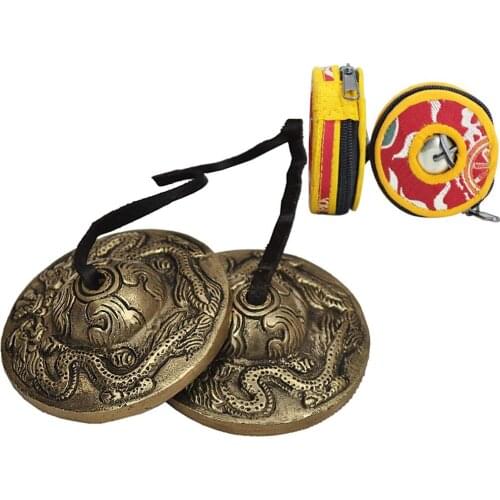 Gandhanra Handmade Tibetan Tingsha Bells with Om/Lucky Cloud/Mantra,Cymbals From Nepal,Best Gift for Meditation Sound Healing