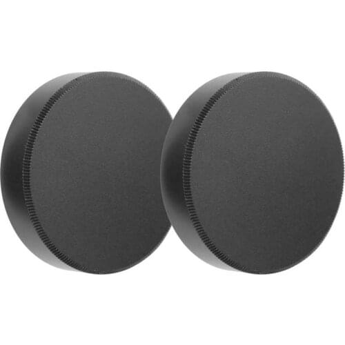 2Pcs Aluminum Alloy Camera Lens Rear Cap Cover Replacement for M42 Screw Lens Mount Lens Rear Cap