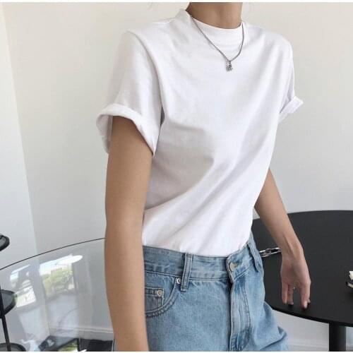 Woman cotton american vintage style t-shirt