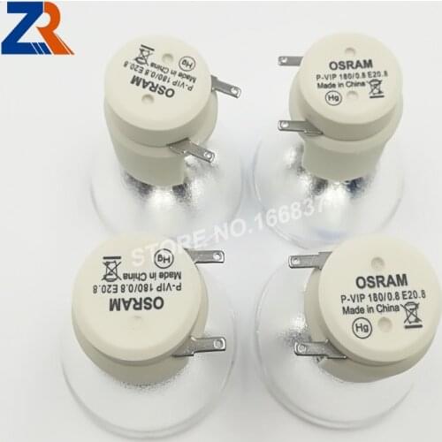 ZR 100% 5pcs new Genuine original P-VIP 180/0.8 E20.8 projector lamp bulb P VIP 180W 0.8 E20.8 180 days warranty best quality