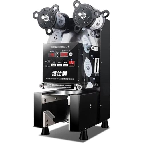 Commercial Bubble Tea Cup Sealer Automatic Sealing Machine Electricl Packing Coffee Boba Cup Sealing Machine Pressure Cup Sealer