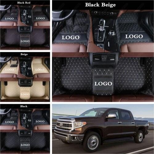 Car Floor Mats Auto Foot Mats for Toyota Tacoma C-HR Yaris Tundra FJ Cruiser RAV4 4Runner Prado Auto Carpet Cove Car Floor Mat
