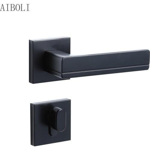 Zinc Alloy Mute Split Lock Household Bedroom Solid Simple Magnetic Door Lock Bathroom Handle Lock Multi-color Specifications