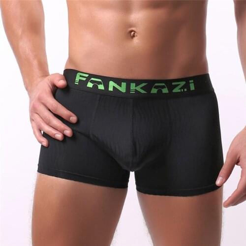 Boxer Mens Underwear Men Underpants Male Pure Panties Shorts Underwear Boxer Shorts Solid Cuecas Boxers Trunks